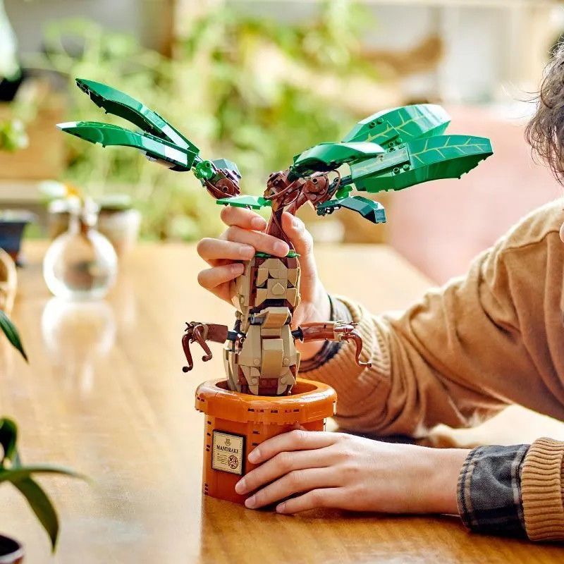 哈利波特系列76433曼德拉草女孩子公主教师拼装积难度高5岁以上