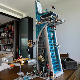 复联英雄大厦大厦系列漫威中国积木国产复仇者高超级联盟拼装10岁