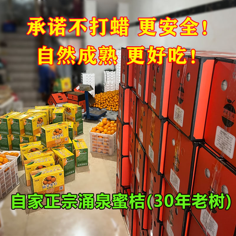 无核蜜桔10斤包邮浙江涌泉蜜桔新鲜水果当季农户直销宫川小橘子甜
