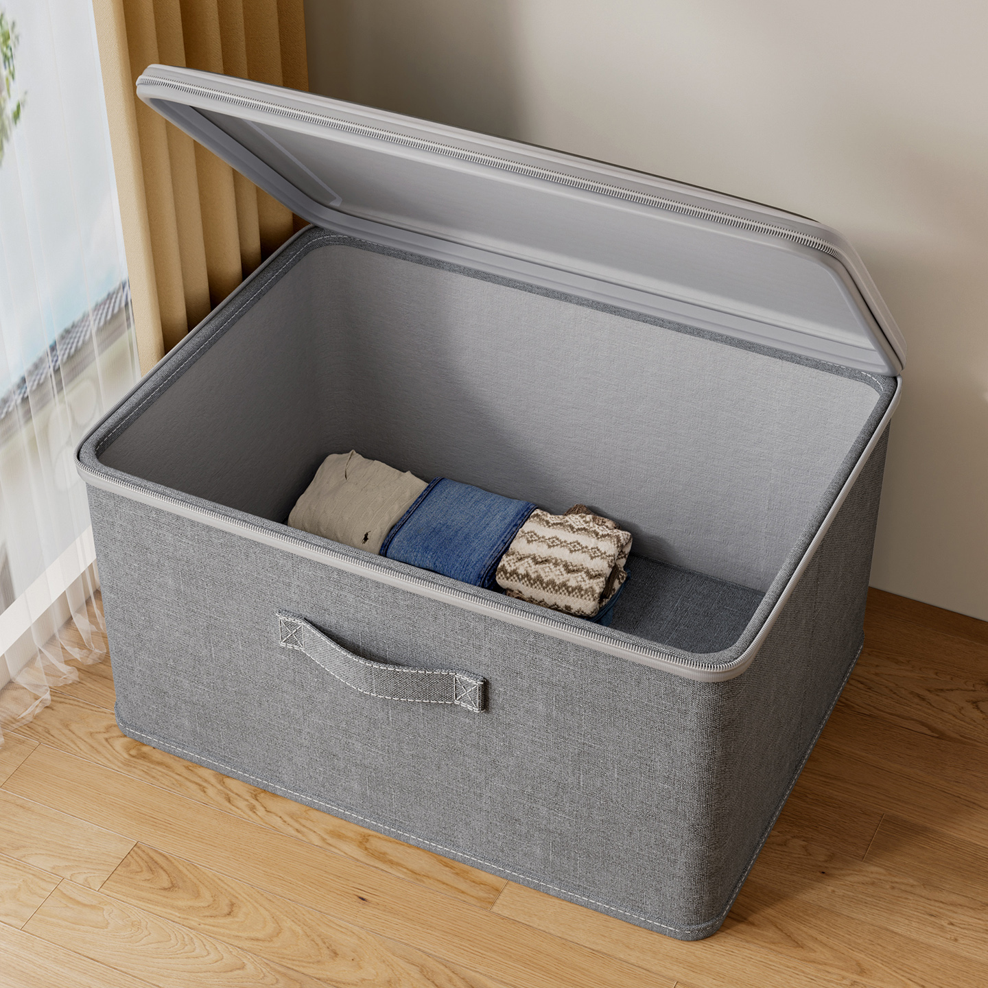 阳离子衣服收纳箱家用大容量