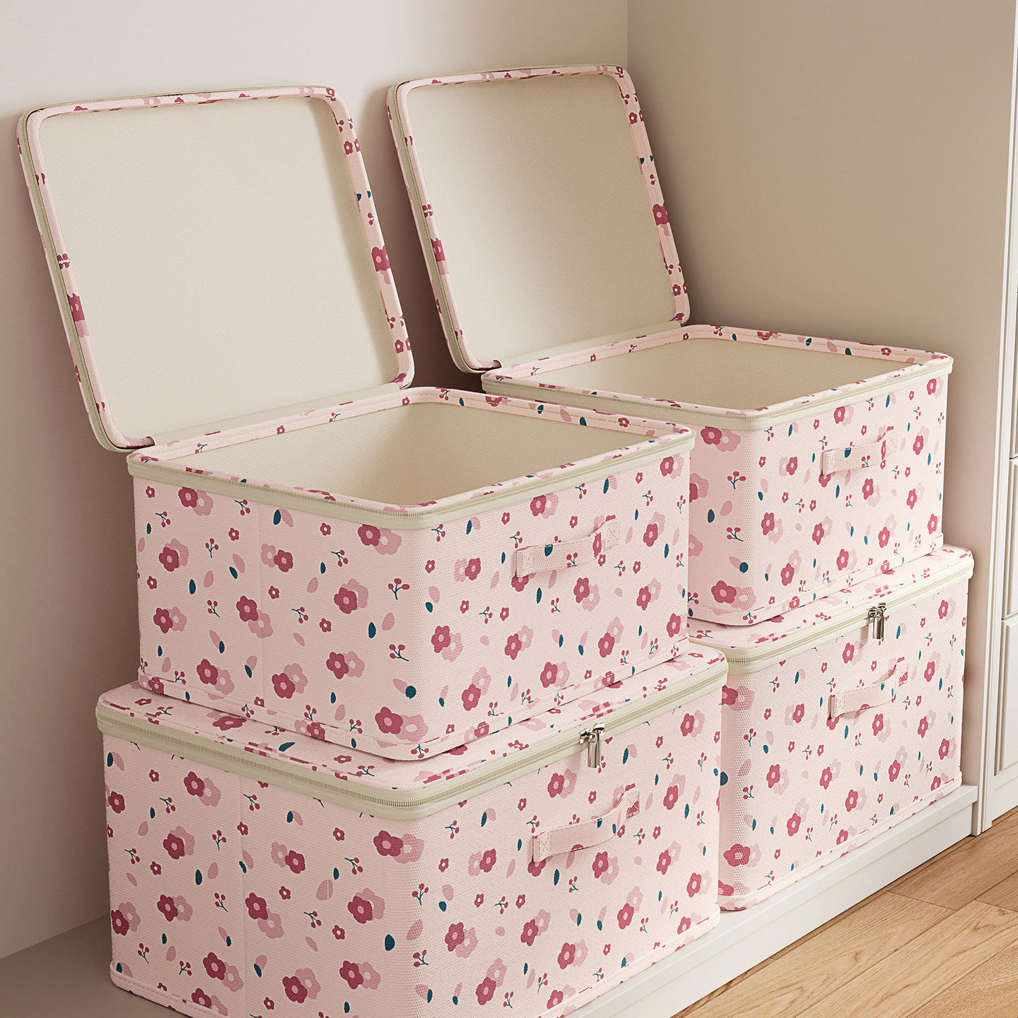 衣服收纳箱家用衣柜大容量超大装衣物专用带盖整理神器盒储置物筐