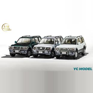 YC MODEL 1:18 帕杰罗 三菱PAJERO V73合金静态汽车模型 收藏摆件