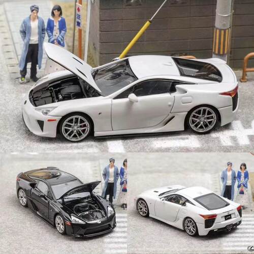 FH&Model One1:64 雷克萨斯 LFA双门跑车 前盖可开 合金车模