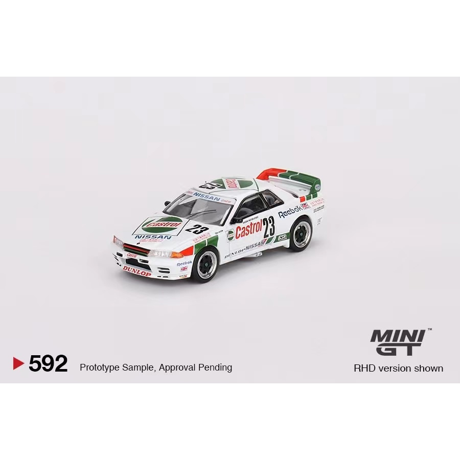 MINIGT1:64日产Skyline天际线GTR R32 23号Gr.A #592合金汽车模型