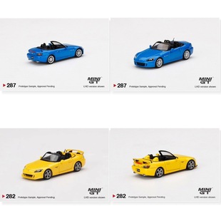 MINIGT 1:64 本田S2000  Honda #554 敞篷合金仿真汽车模型