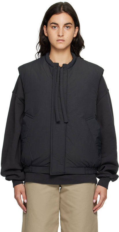 acne studios 艾克妮 黑色 osal 马甲女