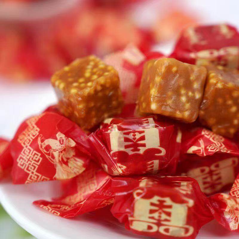 骏穆牧场红色喜字炒米酸奶糖散装结婚蒙古喜糖百年好合婚庆糖果,零食/坚果/特产,奶糖,淘宝优惠券,粉丝福利购,淘宝优惠卷