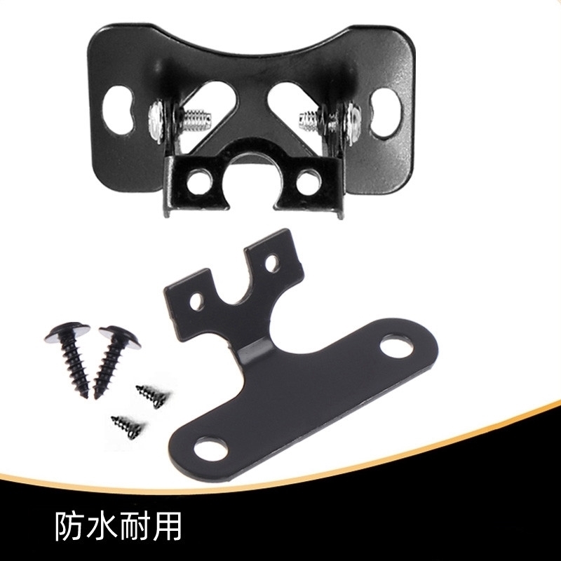 倒车影像摄像头适用支架90度可调固定汽车后视小蝴蝶圆形适用车架