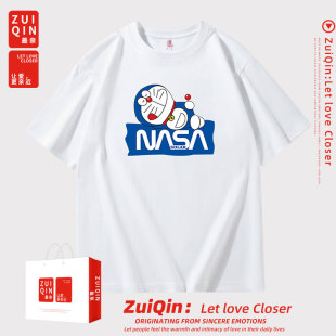 纯棉T恤圆领男女款 最亲2025夏季 日系风休闲短袖 动漫宽松款 潮 新款