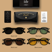 Montma美式 复古M276超轻户外眼镜男女全天太阳镜开车驾驶摩托墨镜