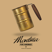 Montma美式 备 复古水杯咖啡杯露营户外茶杯304不锈钢啤酒杯野炊装