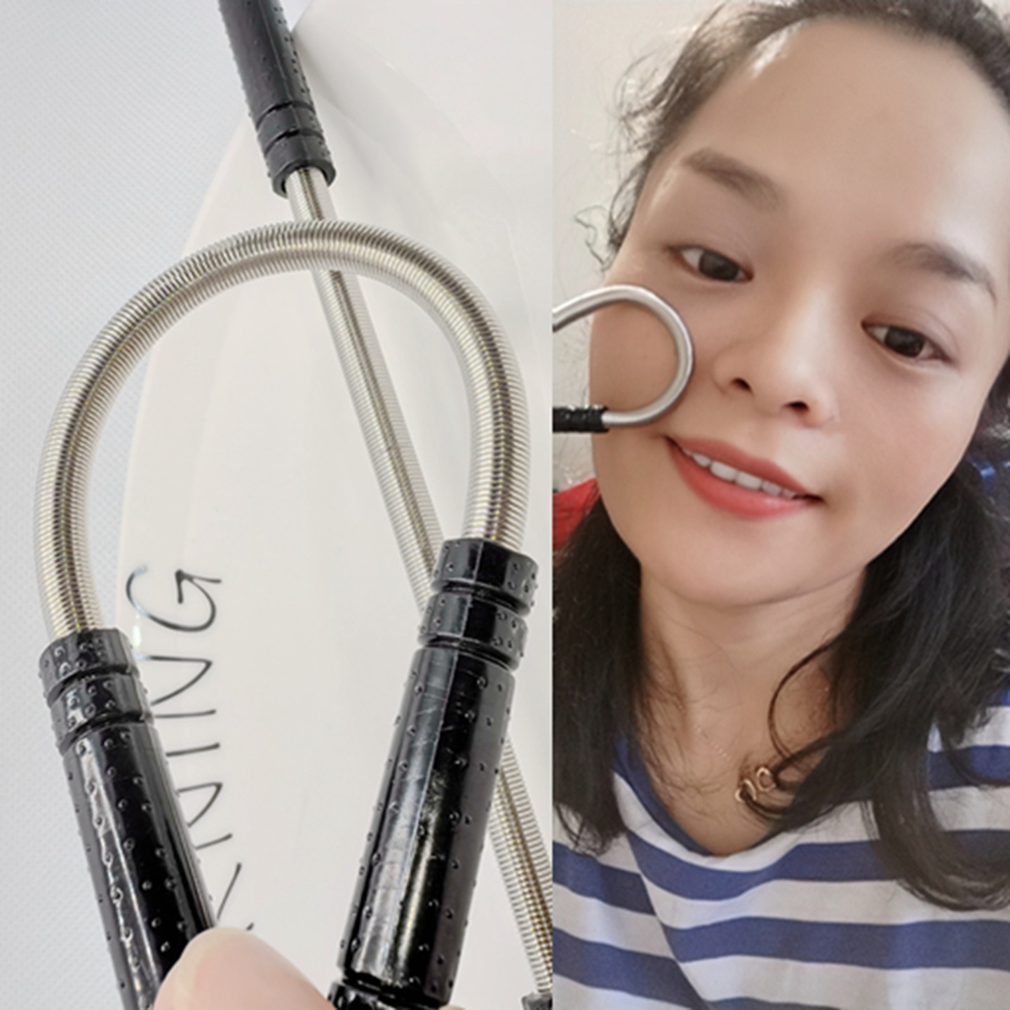 U型弹簧除毛器 汗毛器 拔毛器 夹毛器 绞毛器 挽脸 开脸器唇毛器