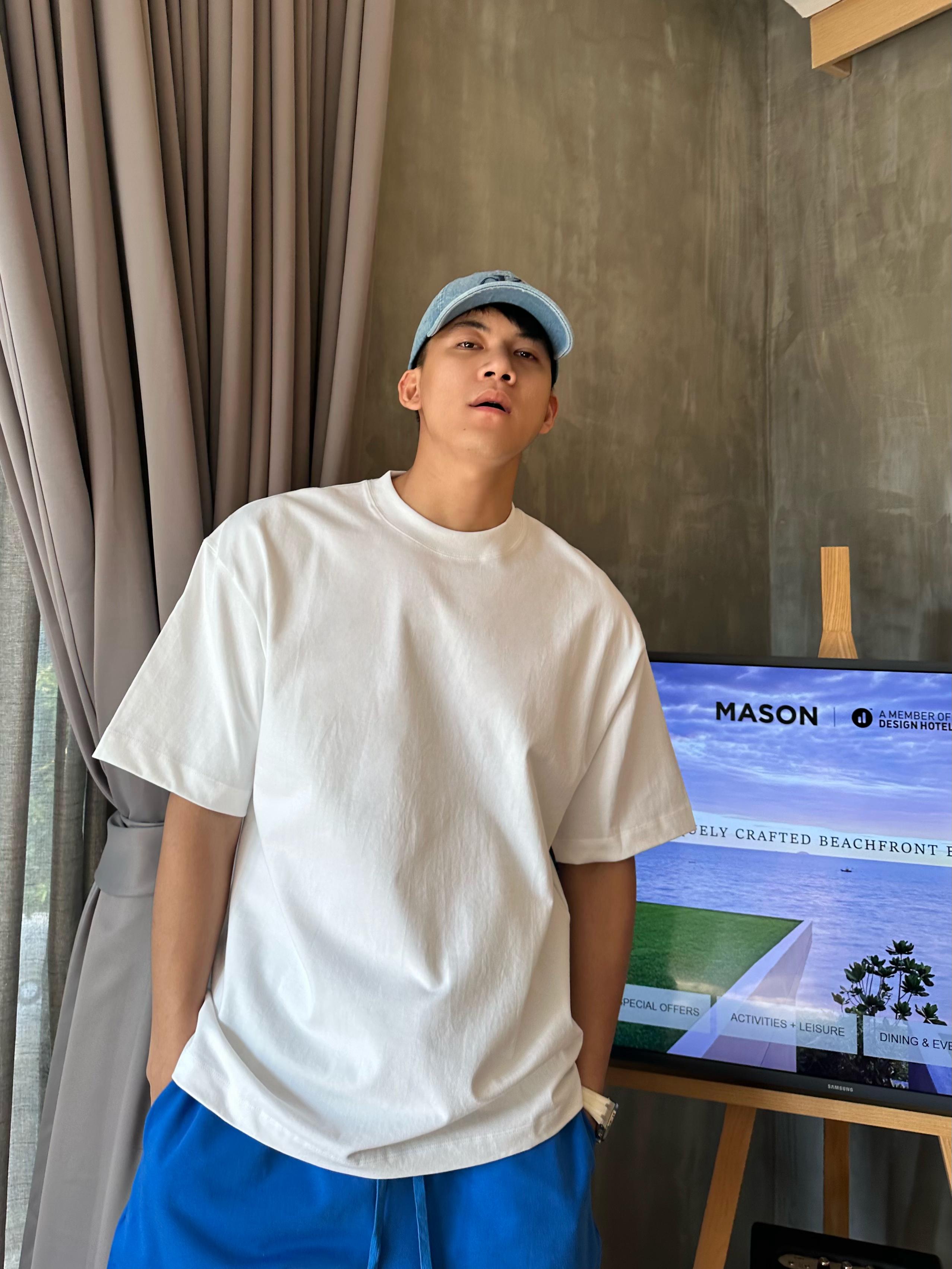 光膀子哥潮流青年短袖重磅T恤