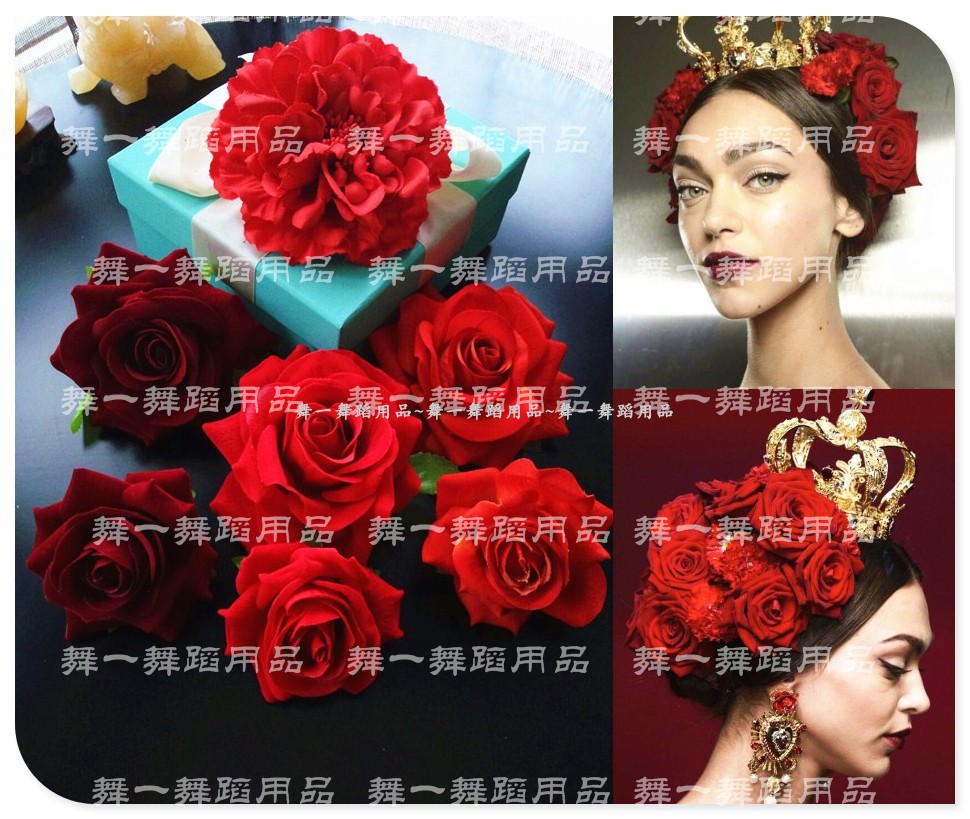 弗拉明戈Flamenco拉丁舞蹈头饰