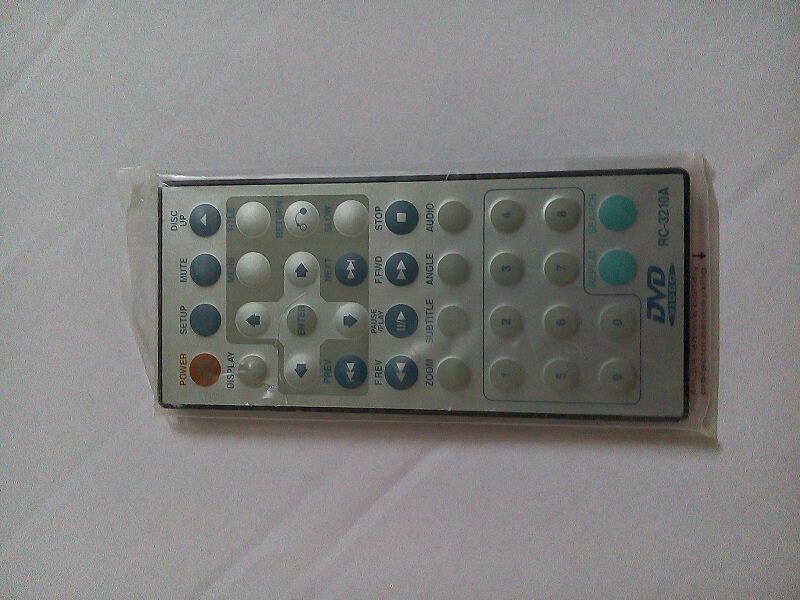 necvox 耐傲世DVD碟盒碟箱DVA-3206B/3210B专用遥控器RC-3210A