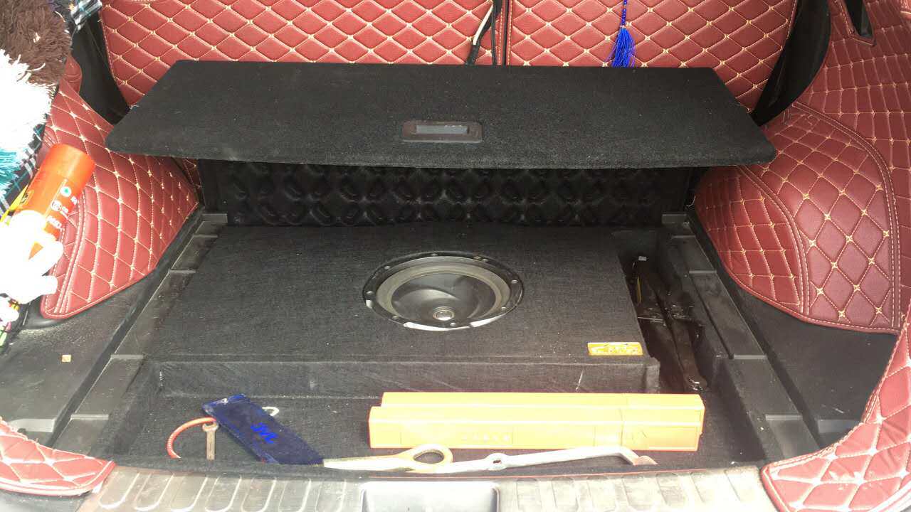 东南DX7专用低音炮 后备箱储物盒低音炮 超重低音 10寸喇叭 音箱