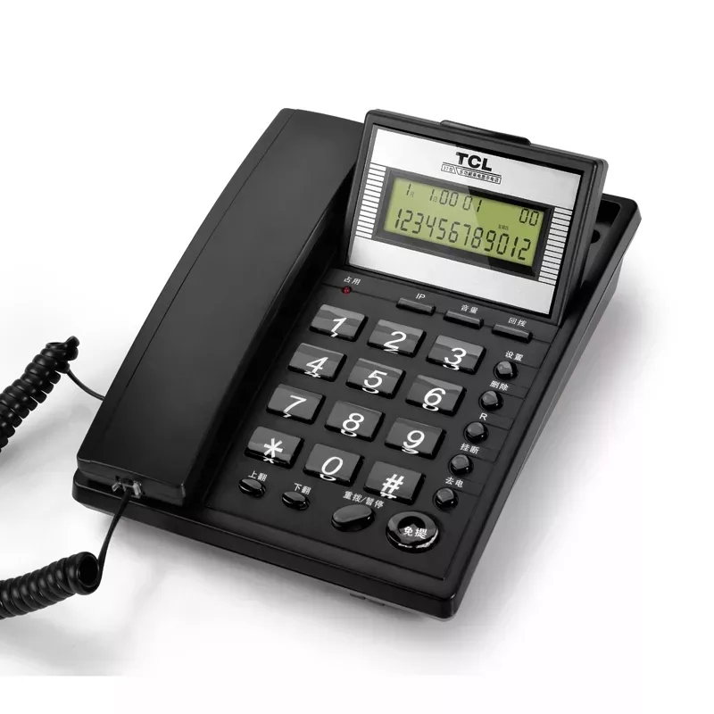 TCL17B电话机 座机家用 37免电池 202座式有线办公室 206固定坐机