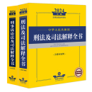 含指导案例 正版 刑事诉讼法及司法解释全书 刑法刑事诉讼法司法解释实务工具书 2024年中华人民共和国刑法及司法解释全书 全2册