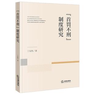 正版 “首罚不刑”制度研究 丁安然 刑法分则内生性制度 刑法谦抑理论 首罚不刑制度法理基础适用典型案例行刑衔接模式 法律出版社