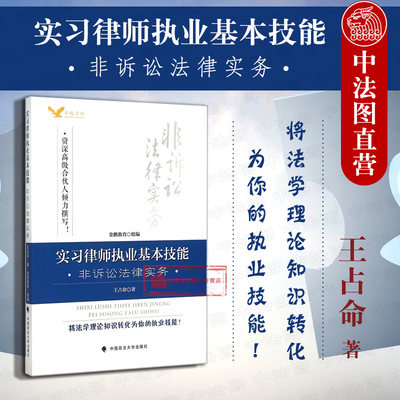 正版 实习律师基本技能之非诉讼法律实务 王占命 律师执业基本技能培训教材 实习律师实务参考书 私募股权上市融资PPP项目新型融资