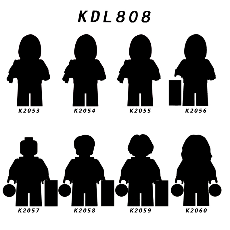 KDL808万圣节男孩MOC拼装积木人仔玩具礼物