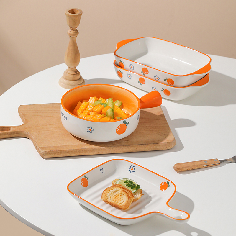 手绘烤箱微波炉手柄盘碗