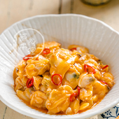 君之味麻辣蛤肉100g花蛤花甲即食海鲜蛤蜊 寿司料理小菜 日式