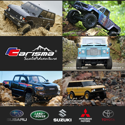 Carisma恺司玛 SCA-E1 1/10路虎丰田三菱授权攀爬车