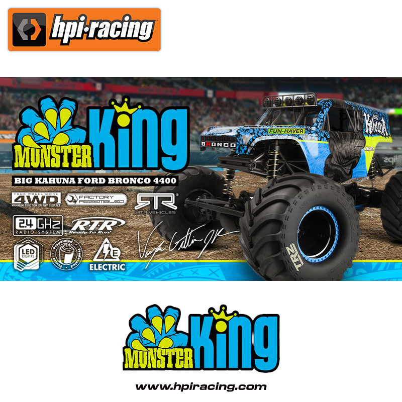 七叔的日常 HPI Bronco烈马 1/10直桥仿真授权大脚车Monster King