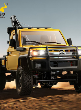 七叔的日常 莽牛MN82T 丰田授权全比例遥控皮卡