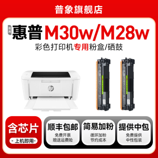 Pro M31w 244A 248A易加粉粉盒 M15a 适用惠普M30w硒鼓M28a MFP M30a打印机晒鼓Laserjet M17w w墨盒CF247A