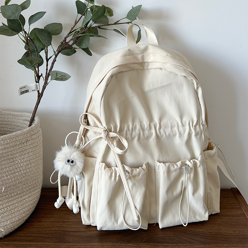 好看的蝴蝶结双肩包背包