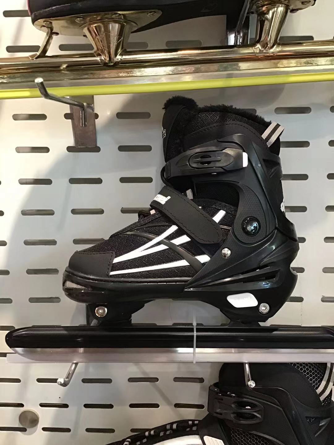 伴威冰刀鞋儿童溜冰鞋成人初学者男女滑冰鞋可调速滑冰刀鞋