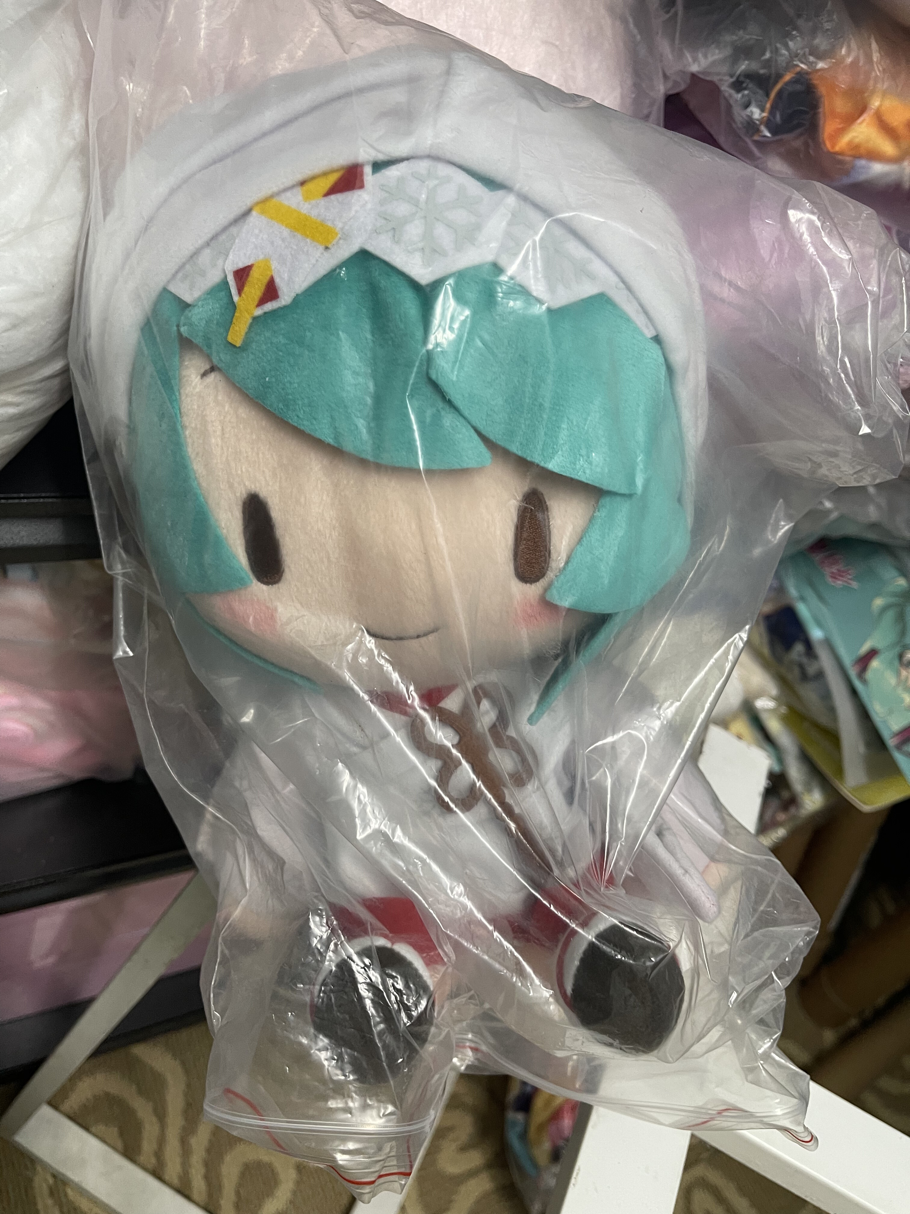 【活动】现货 SEGA初音未来 miku 2013雪初音 白无垢fufu毛绒玩偶