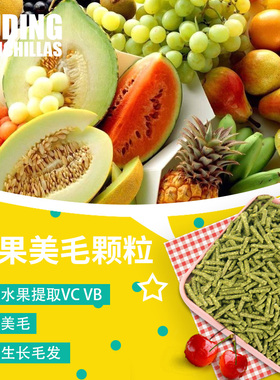 【傻傻龙猫】100g 小宠龙猫 果蔬美毛补充颗粒粮