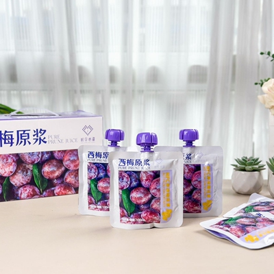 大餐伴侣新疆NFC西梅原浆鲜榨 纯天然 纤维果饮100ml *10袋
