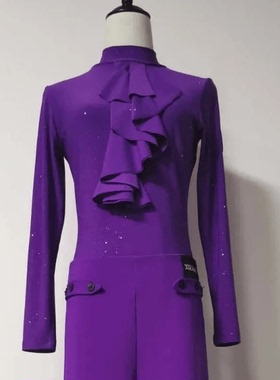 【浩婷雪娟】波浪衫（高领长袖连体）