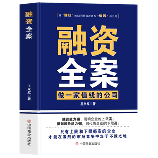 正版 融资全案做一家值钱的公司 王永红著 小公司股权融资全案资本运营与融资商业计划书籍 商业思维股权融资合伙一本通资本运作书