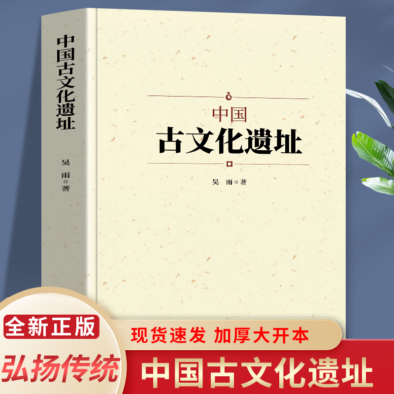 正版中国古文化遗址通过过现代考古方法发现古人文化窥探历史走向见证人类进步讲好中国故事弘扬传统中国文化-封面