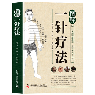 图解一针疗法 中医针灸学教材 经络腧穴学针灸治疗学书籍 常见病的一针疗法 简易针灸疗法图解穴位针刺疗法手法教程中医刺穴书籍