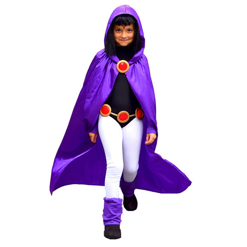 TeenTitan少年泰坦 DC漫画超级英雄乌鸦 cosplay服装 万圣节服饰