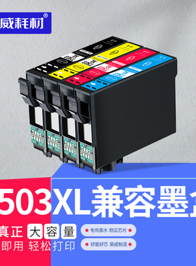 荣威耗材兼容爱普生T503XL墨盒Epson Home XP-5200 XP-5205欧洲打印机墨盒WorkForce WF-2960DWF WF-2965DWF