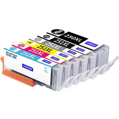 适用佳能PGI-250 CLI-251墨盒 MX722 MX922 打印机 IP7220 8720墨盒 IX6820 6720 MG7120 MG5420 6320墨盒