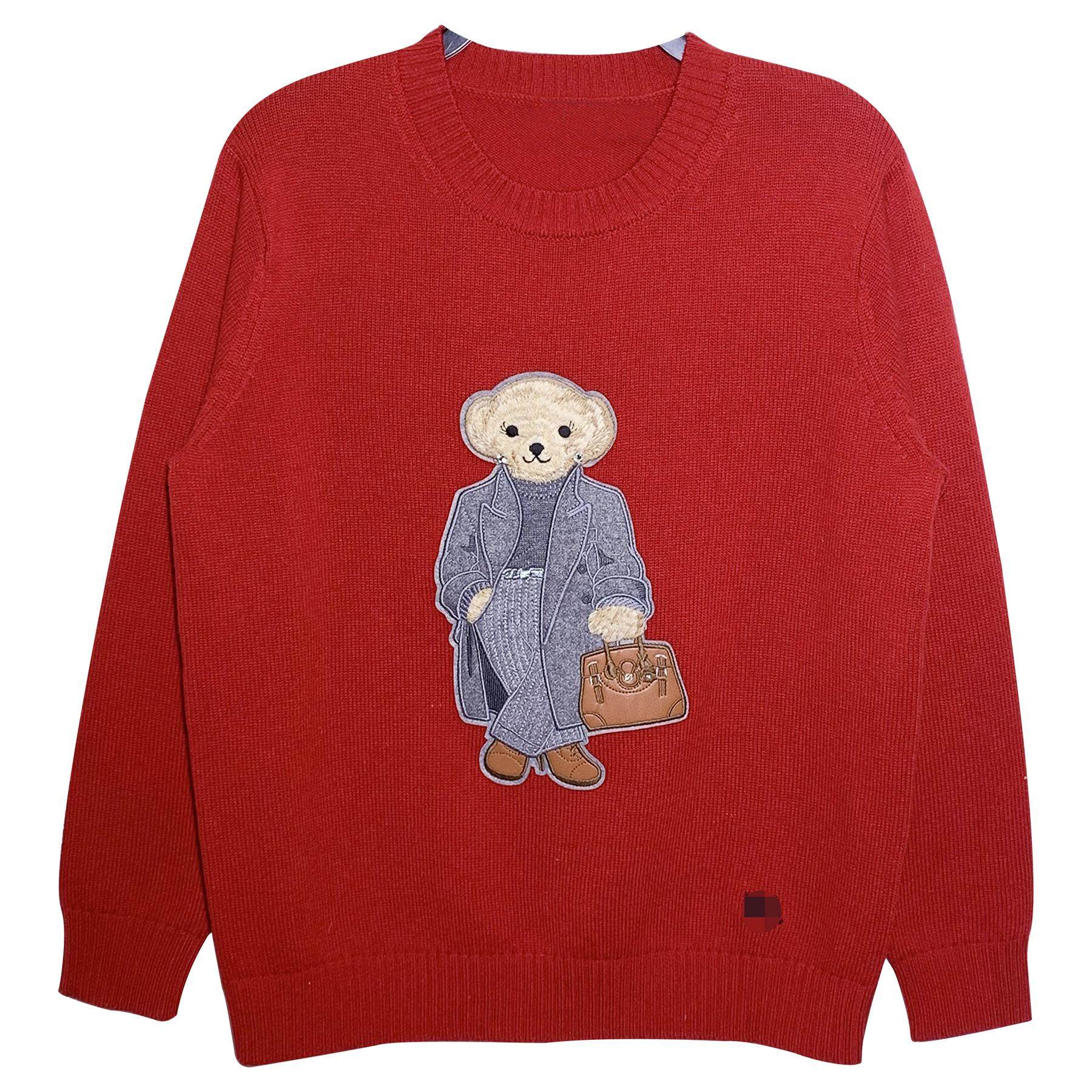 外贸女装圆领百分百纯羊绒小熊图案长袖保暖发热软糯针织套头上衣,女装/女士精品,羊绒衫,淘宝优惠券,粉丝福利购,淘宝优惠卷