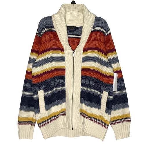 PENDLETON棉质羊毛外套拉链开衫