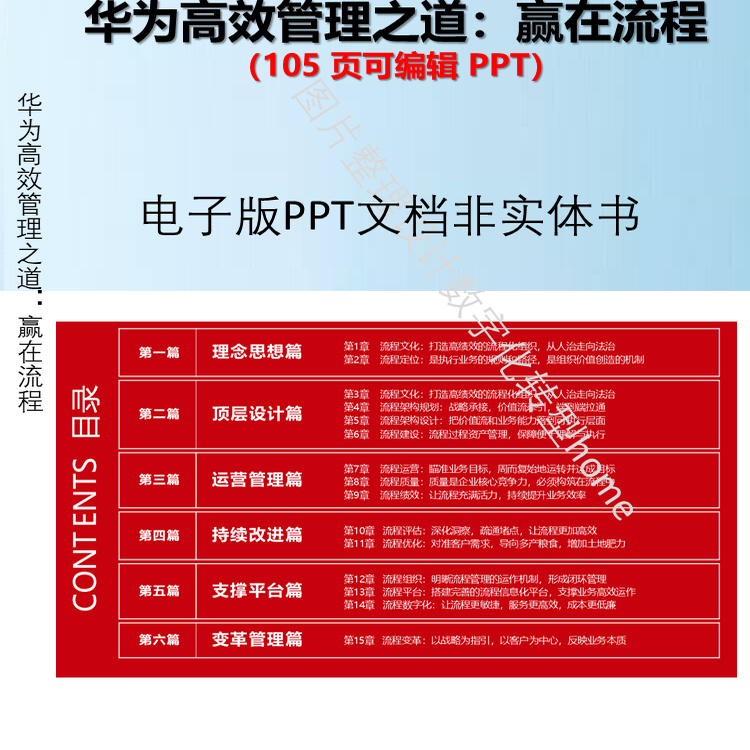 105页PPT详解华为高效管理之道赢在流程顶层设计落地实施