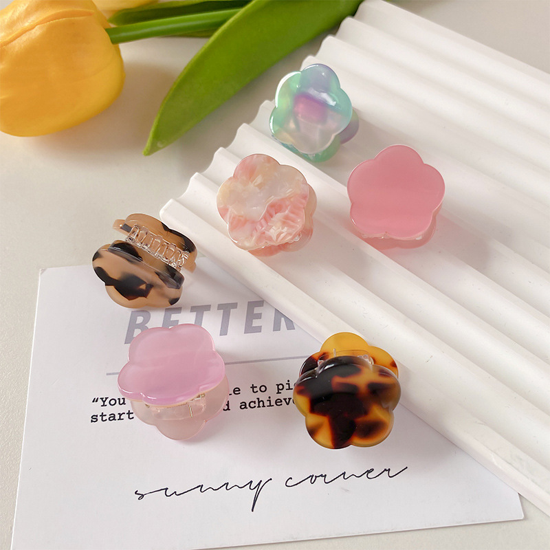 简约气质迷你花朵小抓夹刘海发卡公主头小夹子女头饰碎发夹子发饰