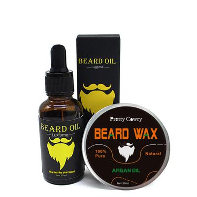 Beard oil Beard cream 1+1 Suit Moisturizing supple Beard wax
