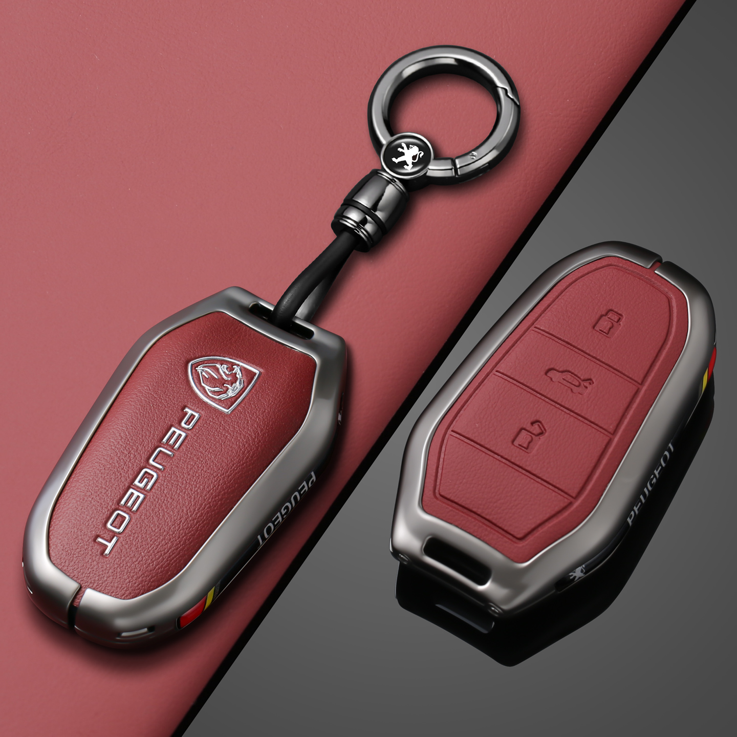 适用于标致钥匙套时尚潮流