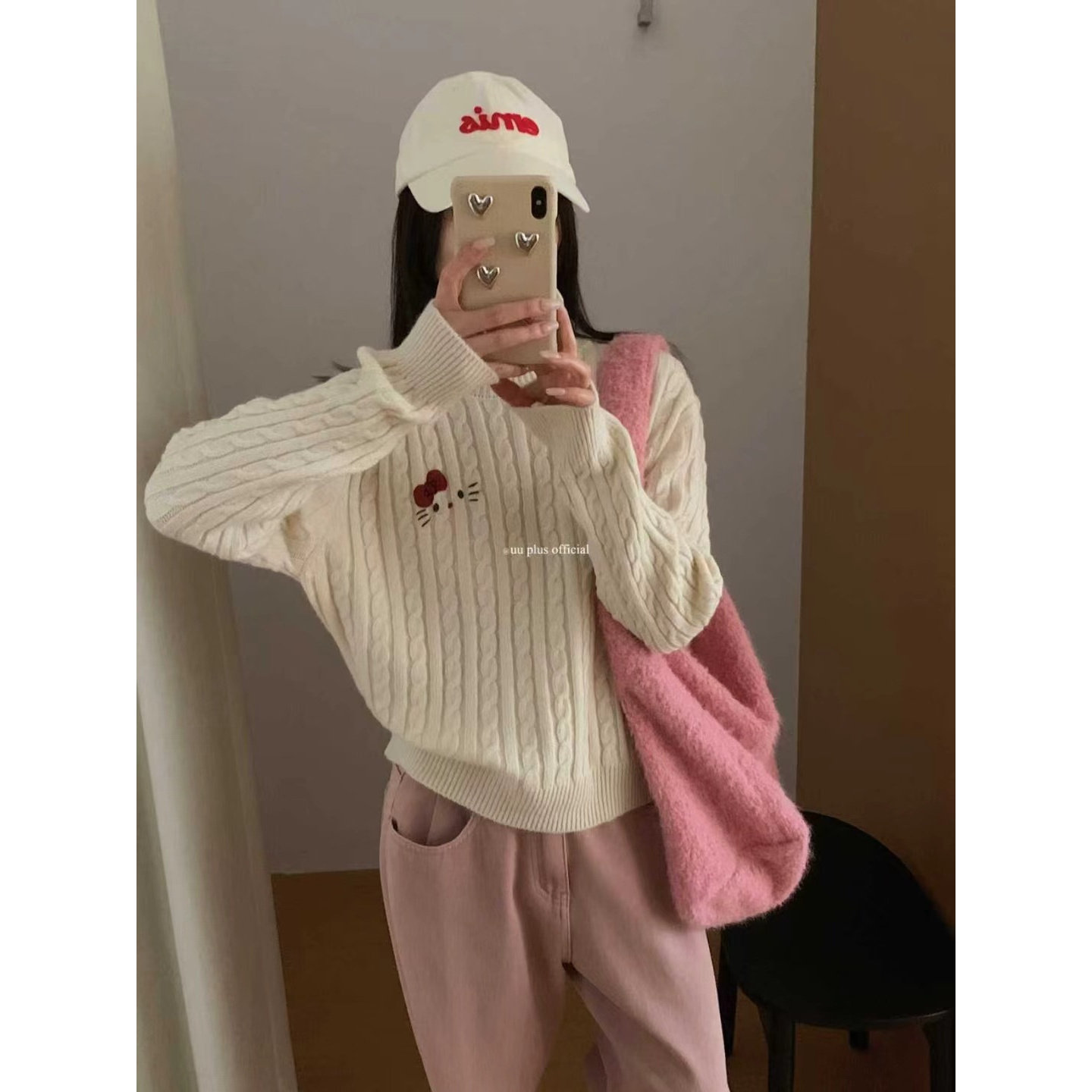 园园美衣麻花套头毛衣女2026韩版秋冬新款休闲百搭打底针织衫上衣